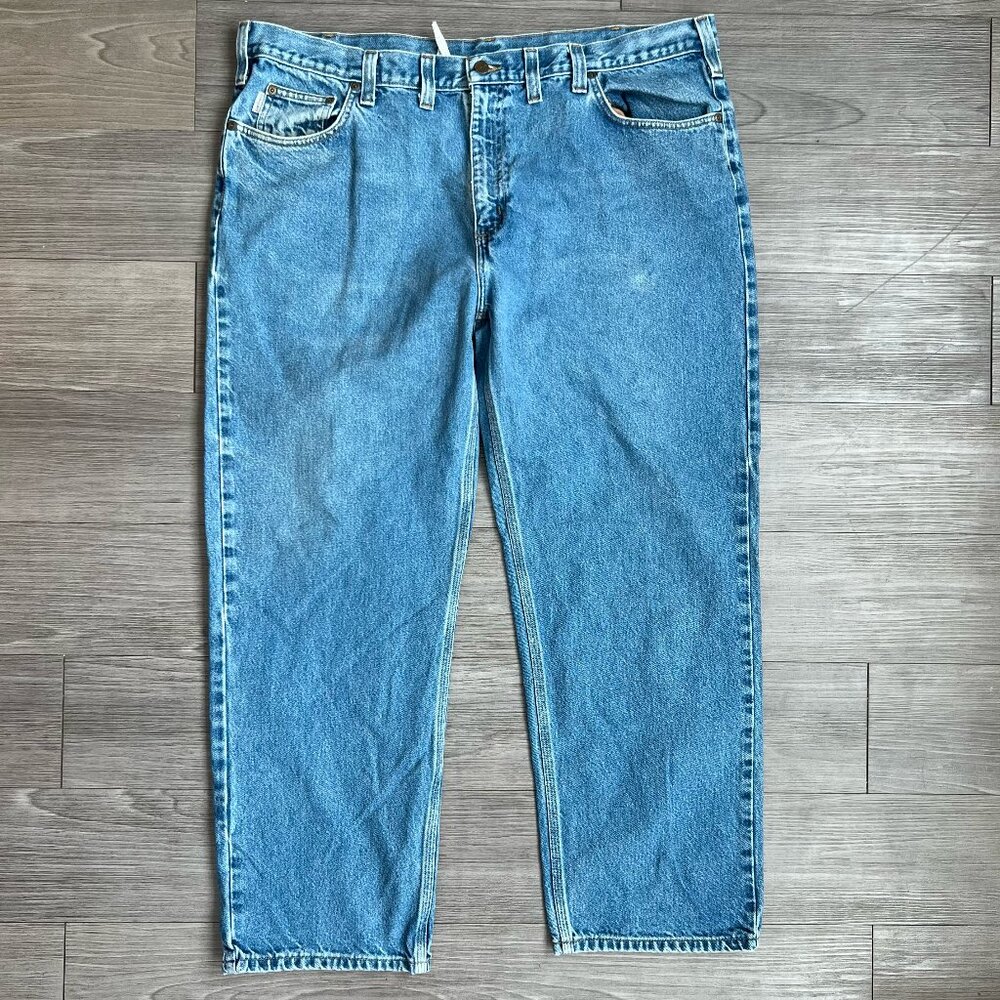 Carhartt Men's Straight Jeans - Classic Blue